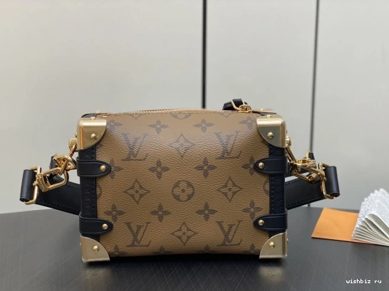 WIS TRUNK VUITTON PM-18×12.5×8cm SIDE LOUIS 0802